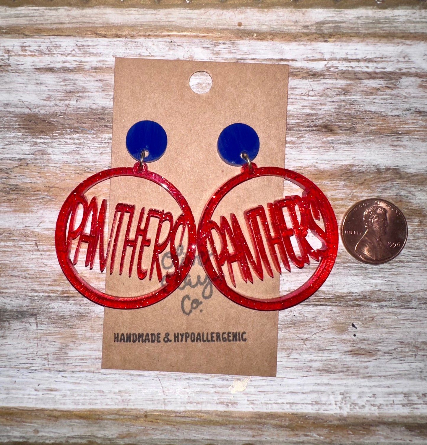 Panthers Acrylic hoops