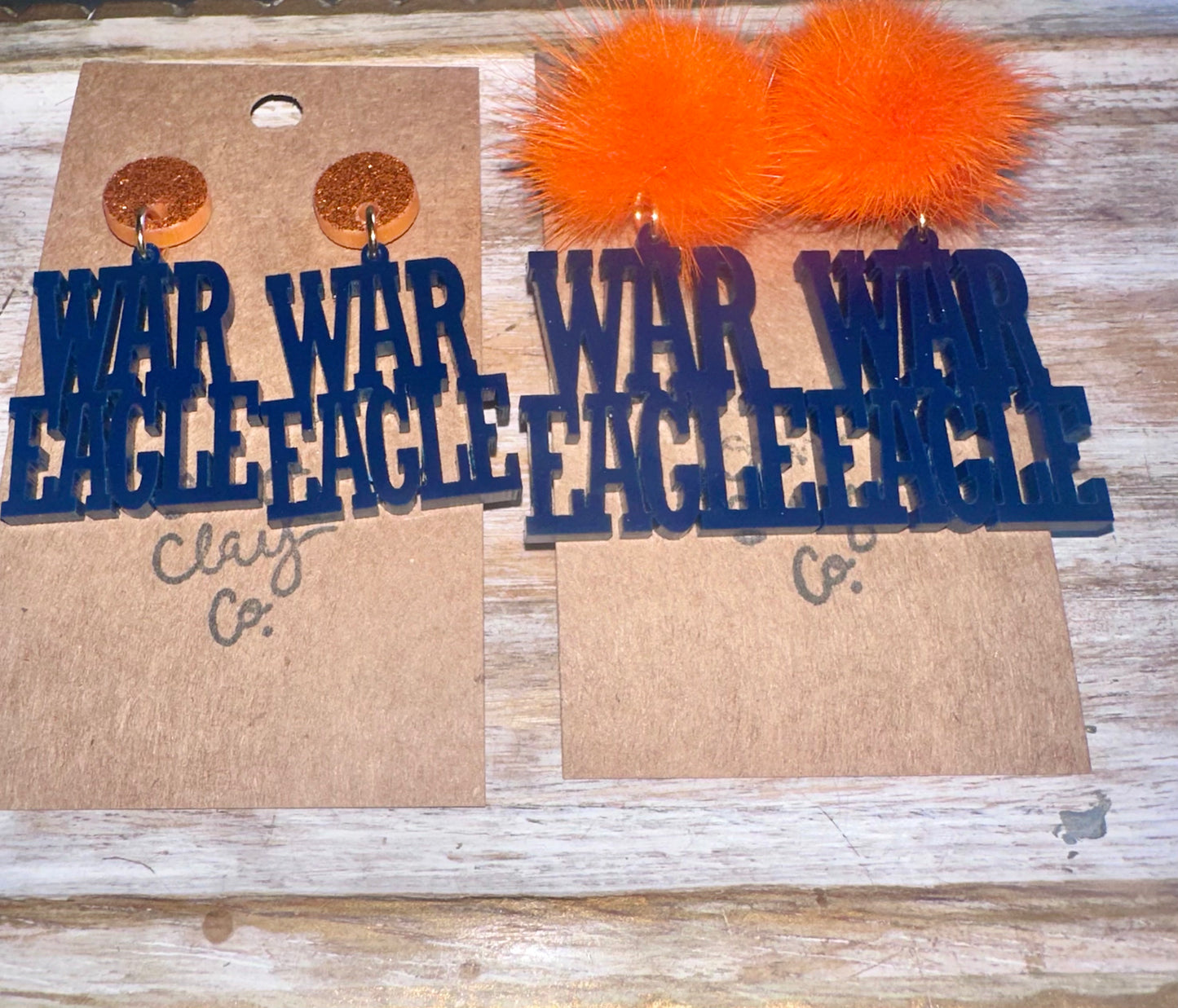 War Eagle earrings