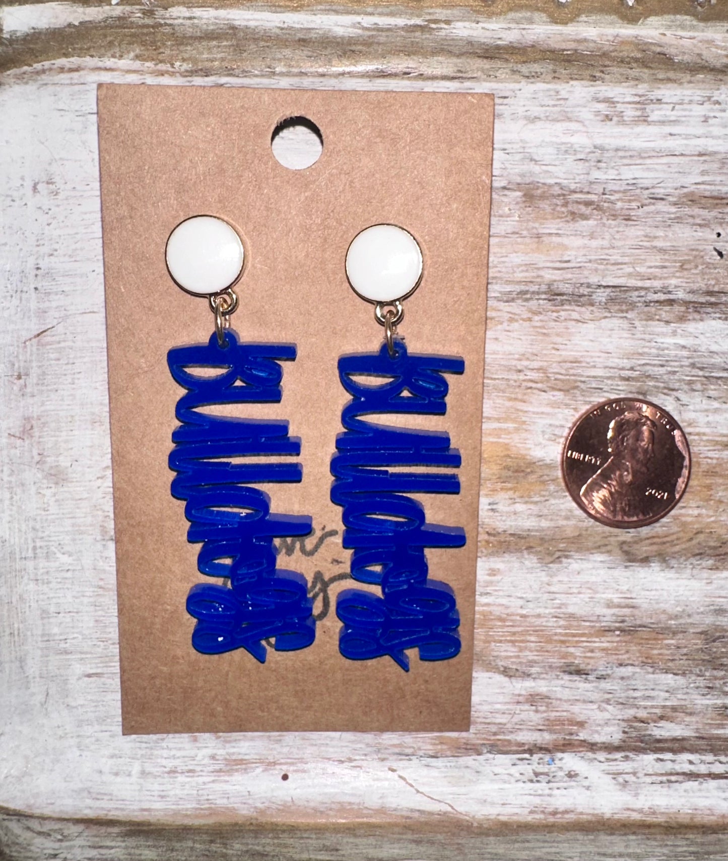 Vancleave bulldogs earrings