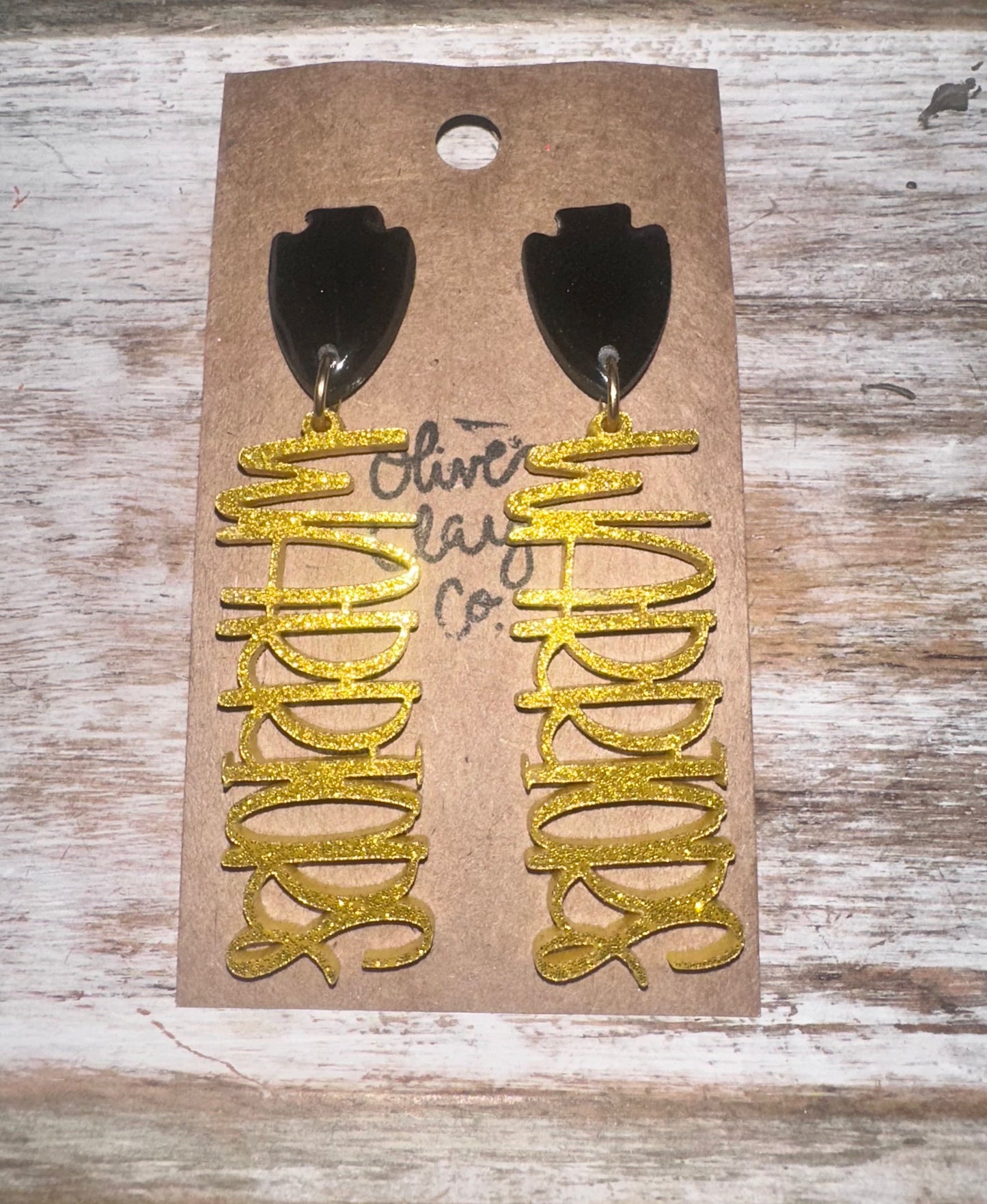 Warriors arrow earrings