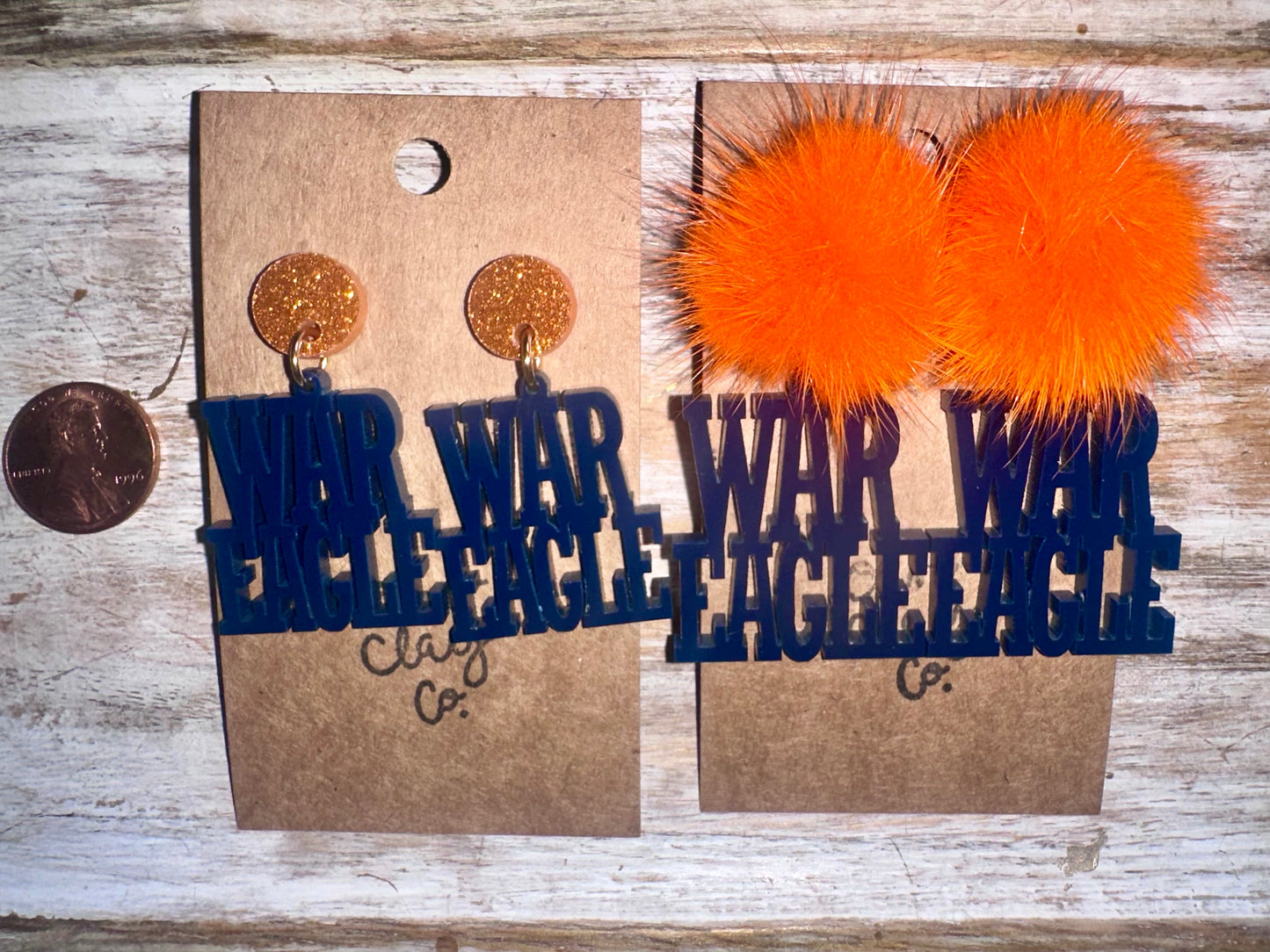 War Eagle earrings