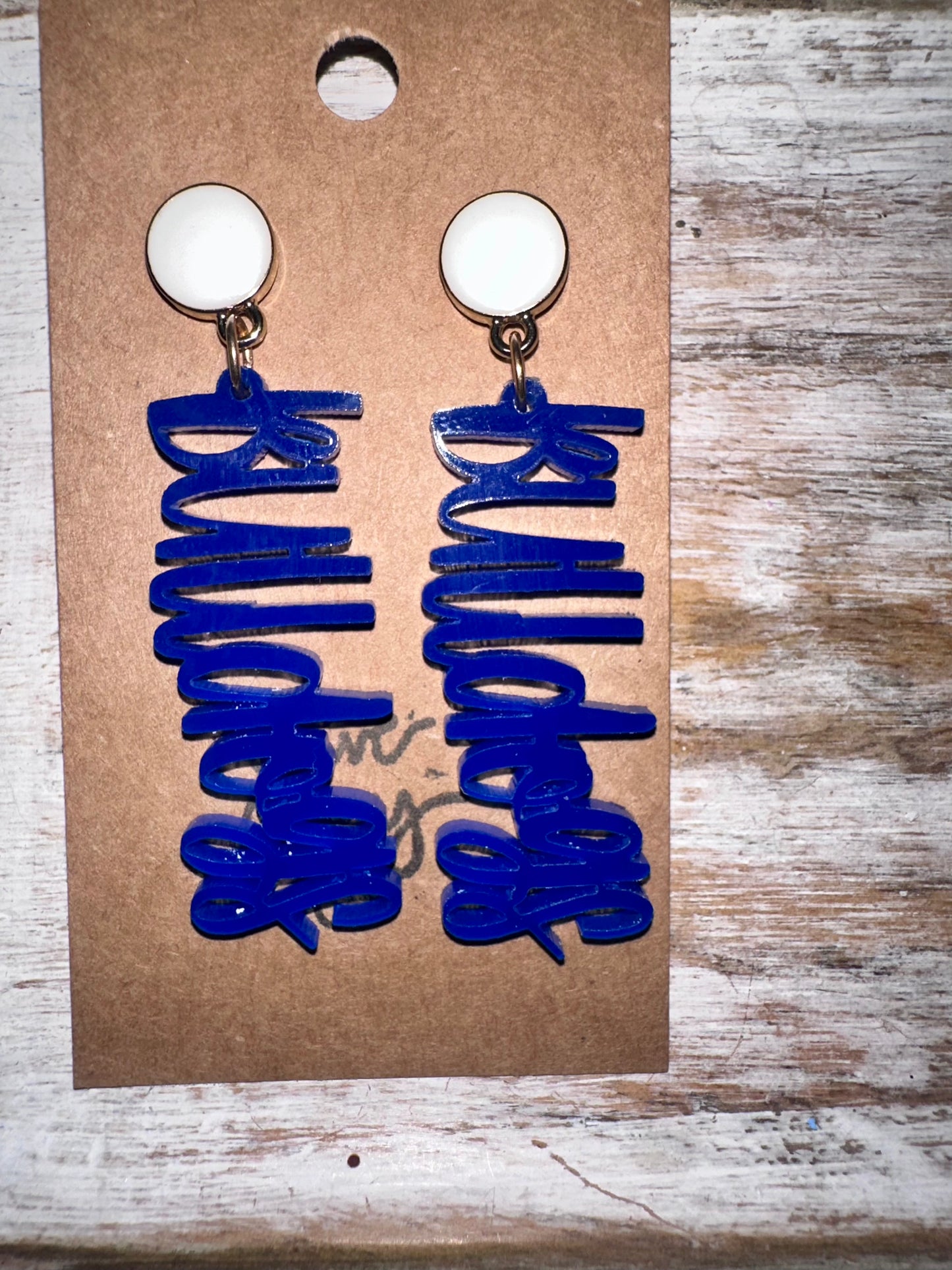 Vancleave bulldogs earrings