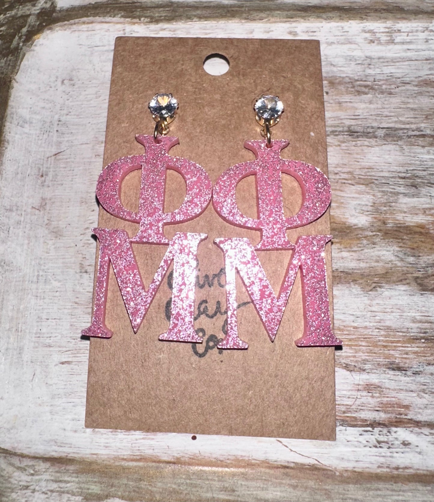 Phi Mu Earrings