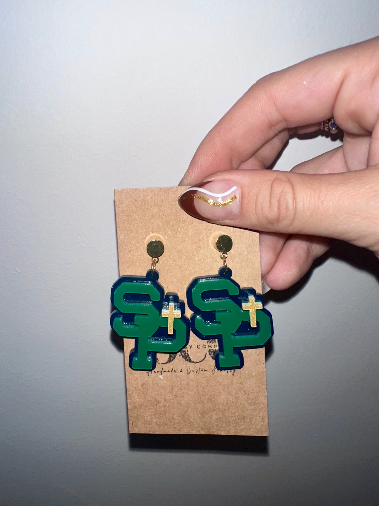 Saint Patrick’s Acrylic Earrings
