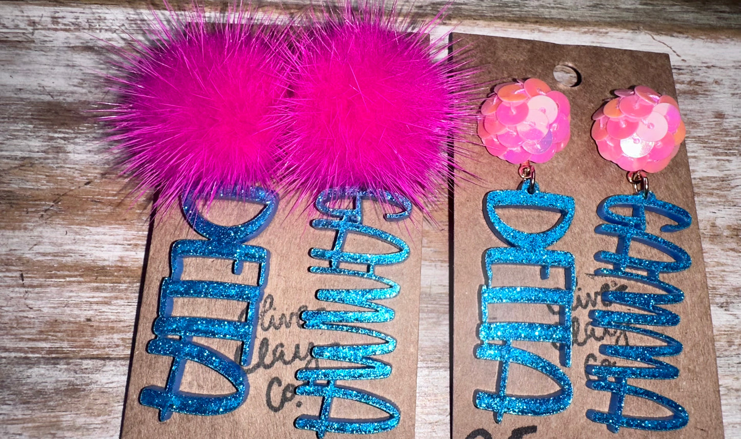 Delta Gamma earrings
