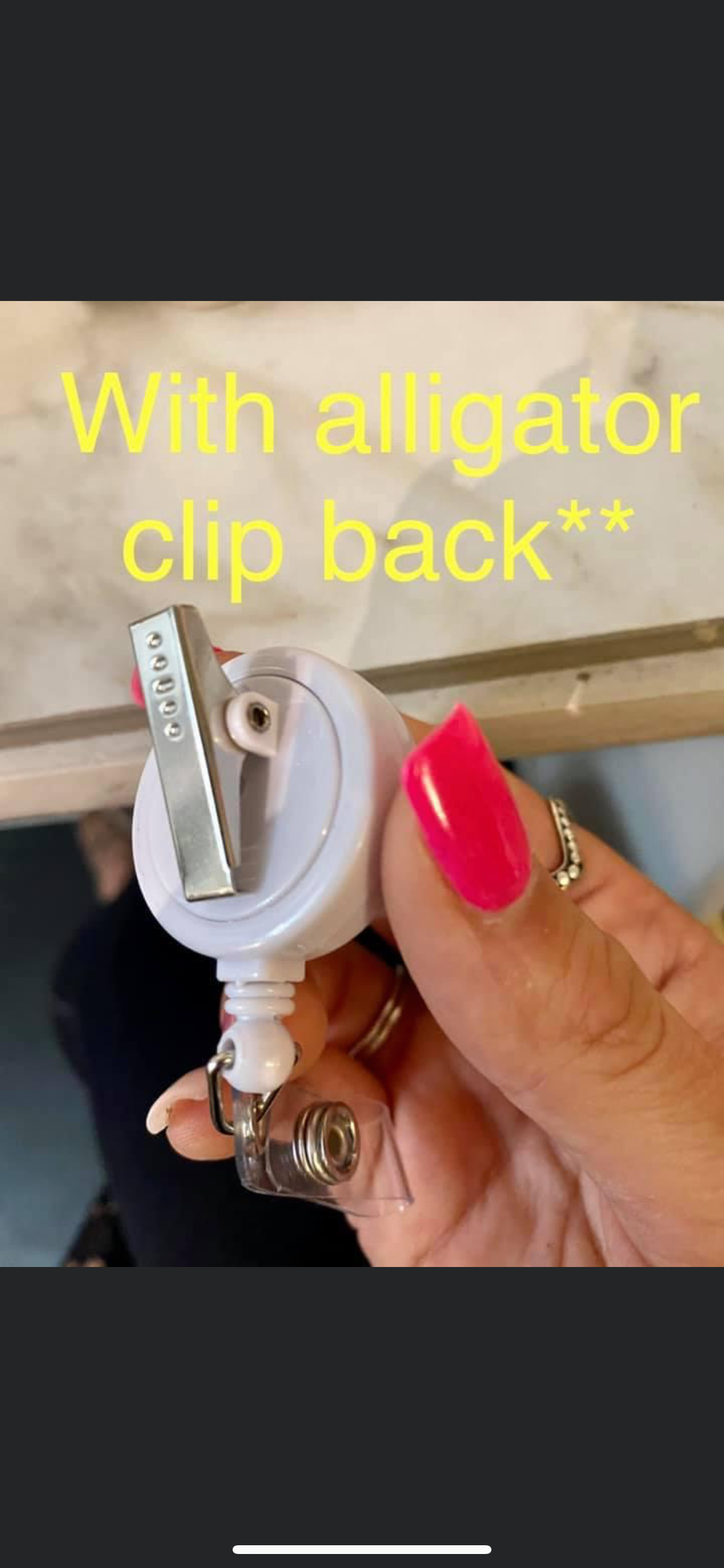 Nurse Badge Reel