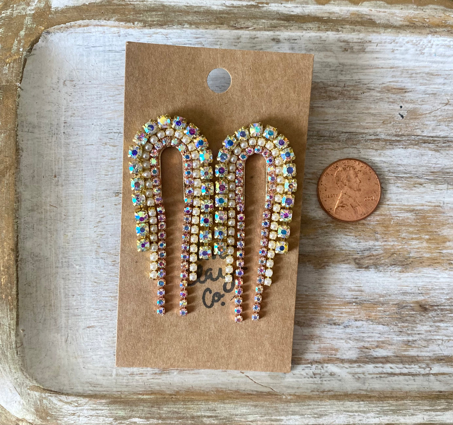 Bedazzled Iridescent Arches