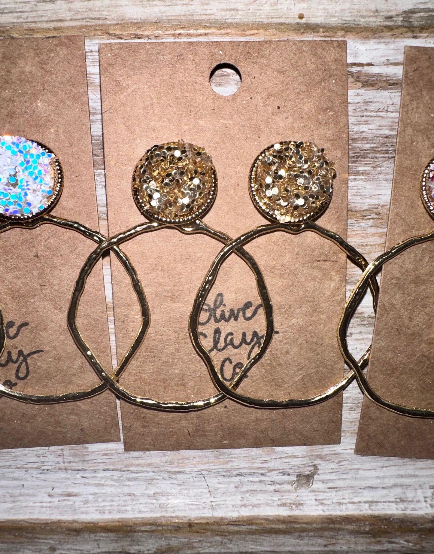 Glitter Hoops