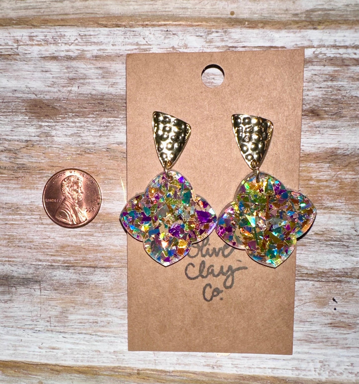 Multicolor Acrylic Earrings