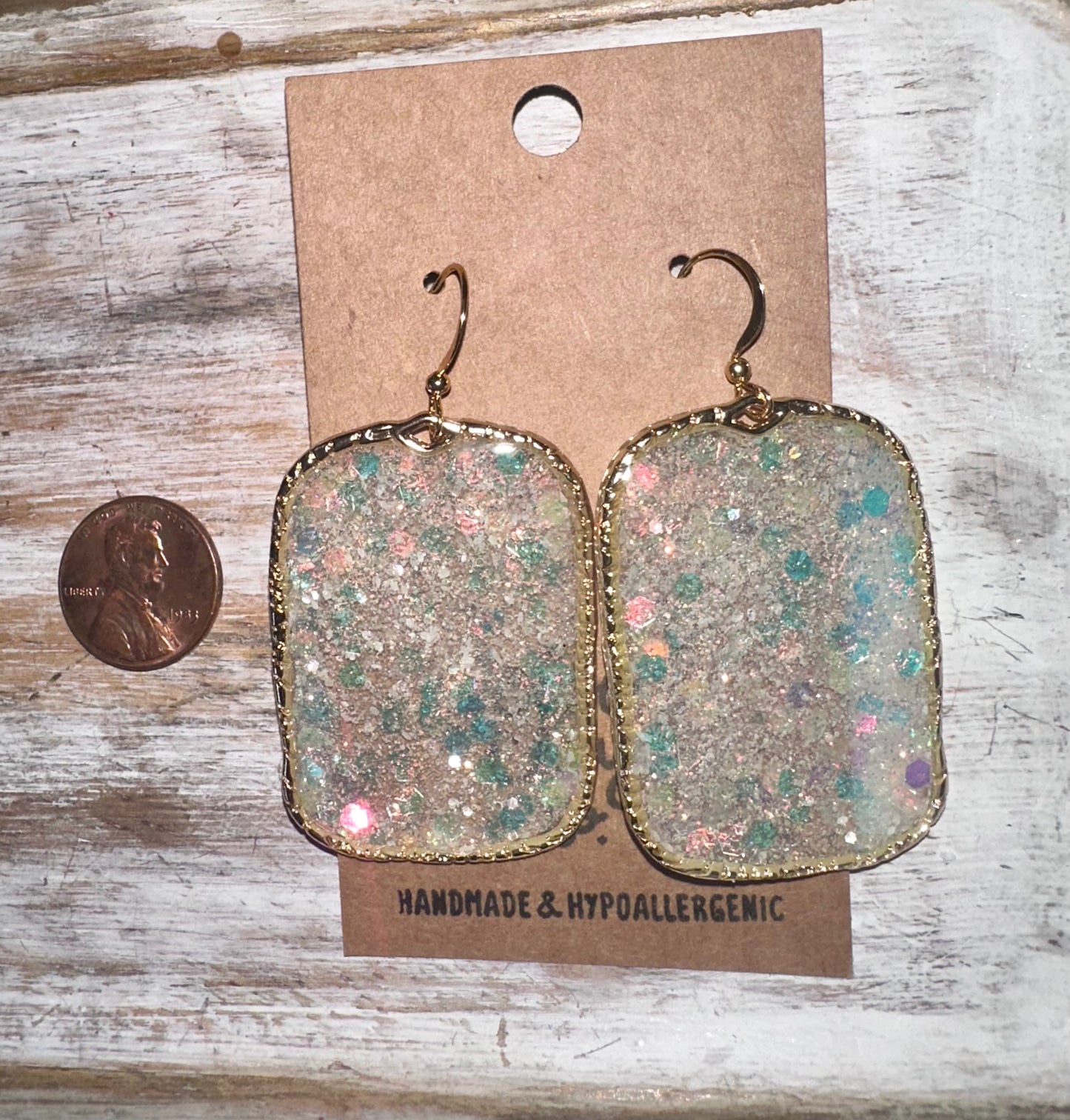 Opal resin hoops