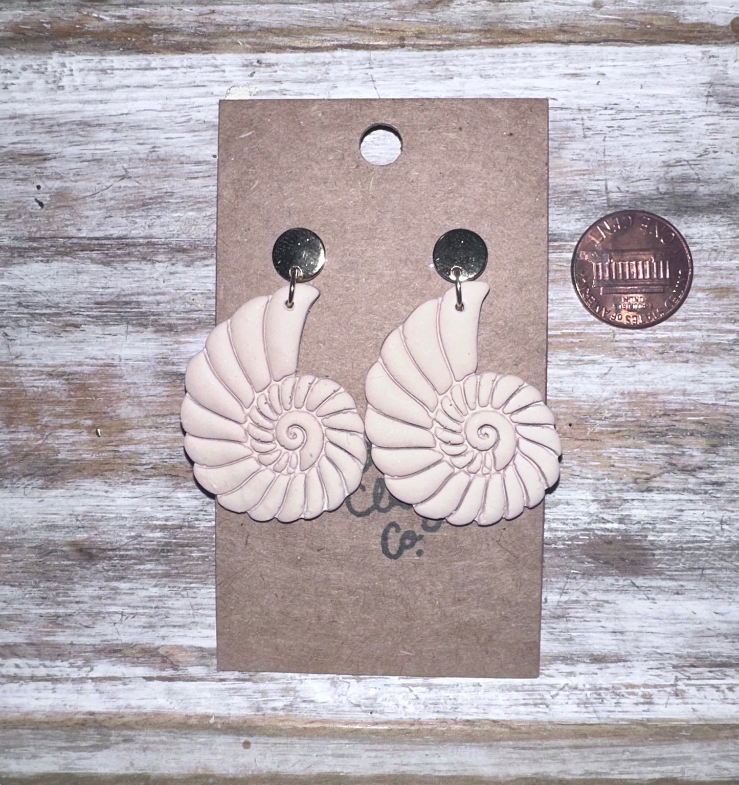 Shell Clay Earrings