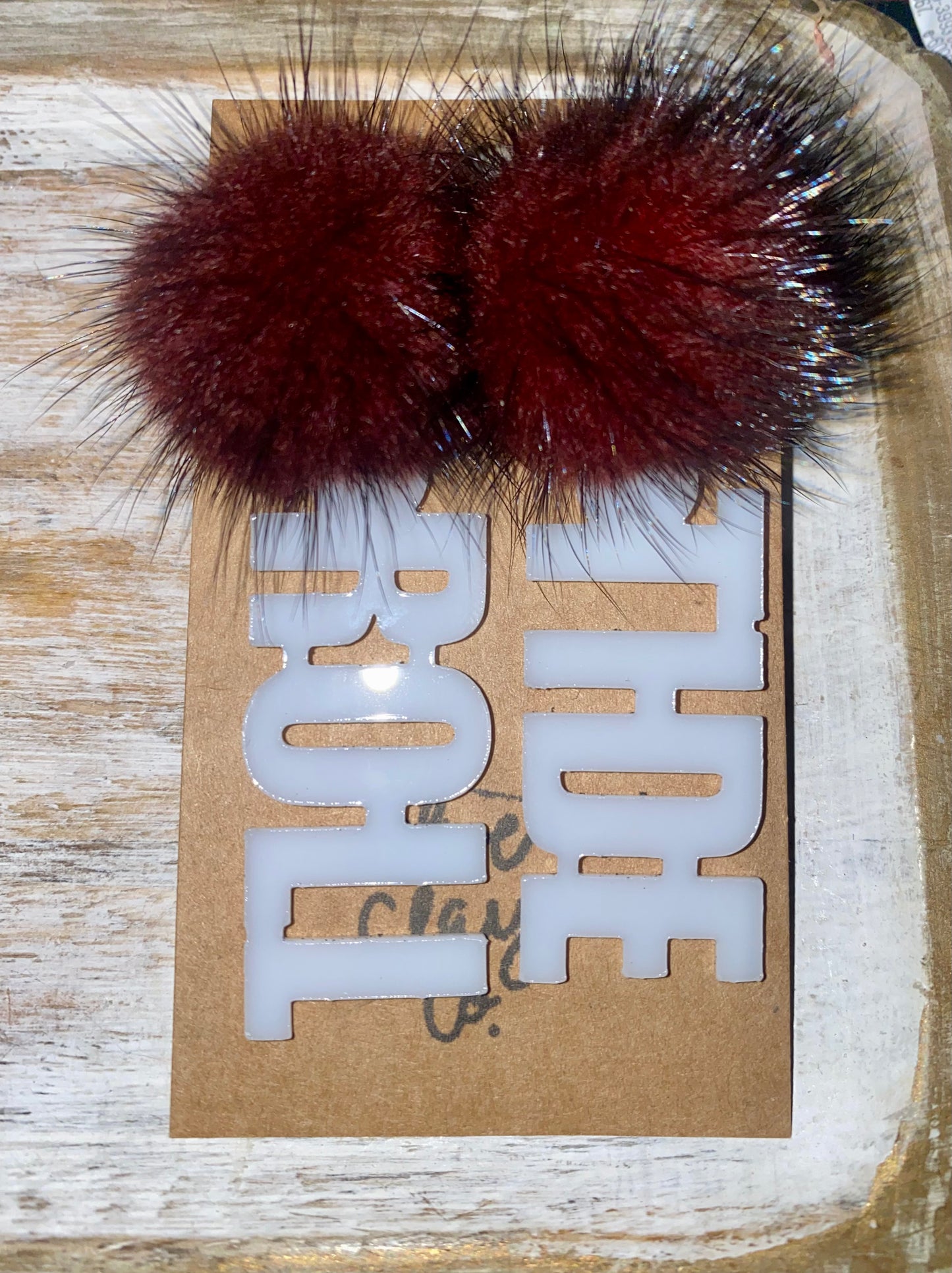 Roll Tide Acrylic Earrings