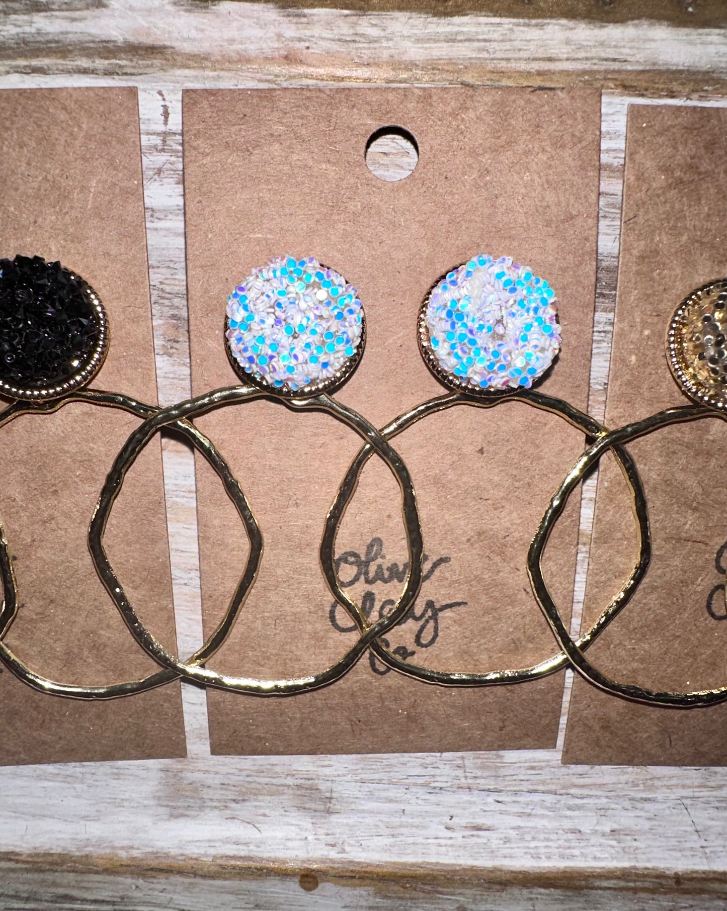 Glitter Hoops