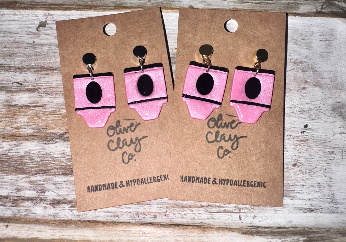 Crayon Clay Earrings