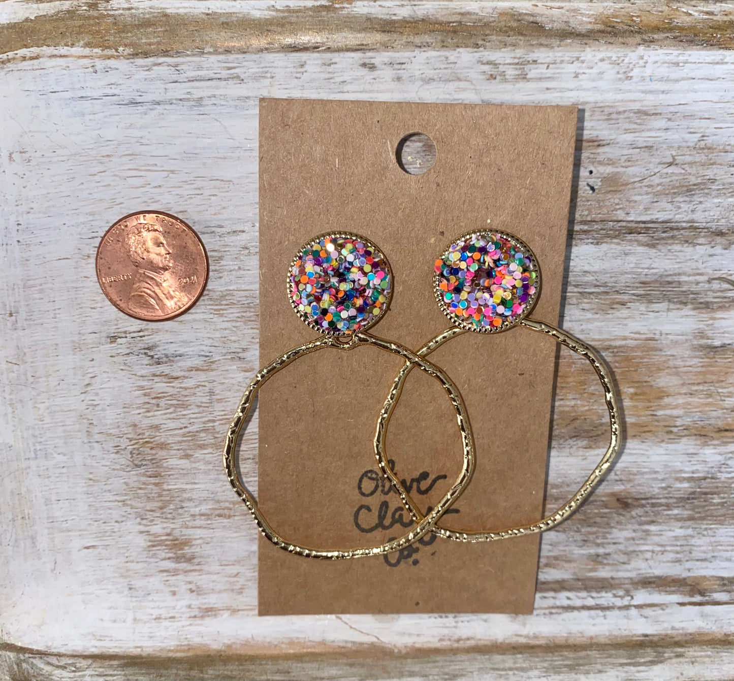 Glitter Hoops