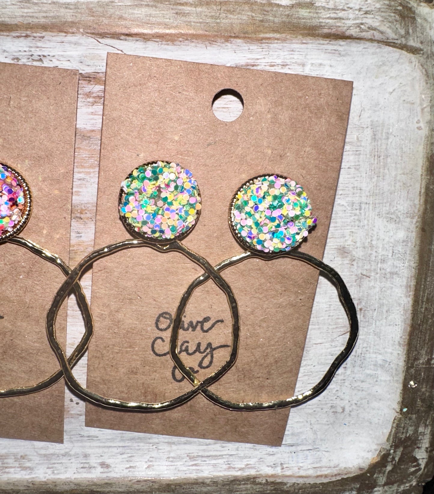 Glitter Hoops