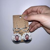 Silver Leaf Country earrings