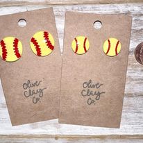 Softball Clay Studs