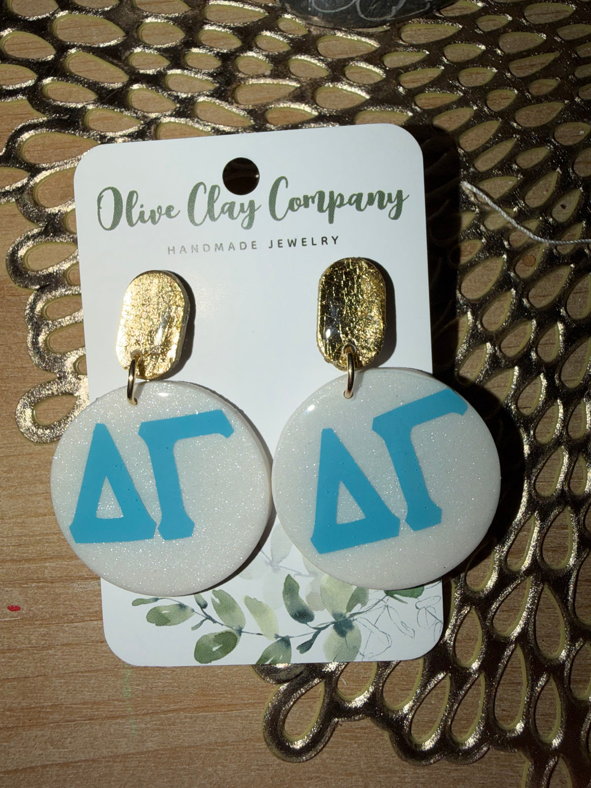 Delta Gamma Earrings