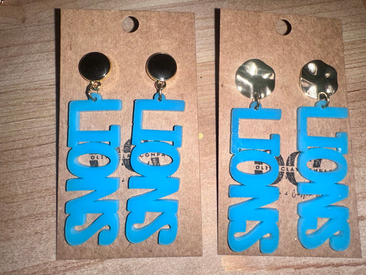 Lions earrings