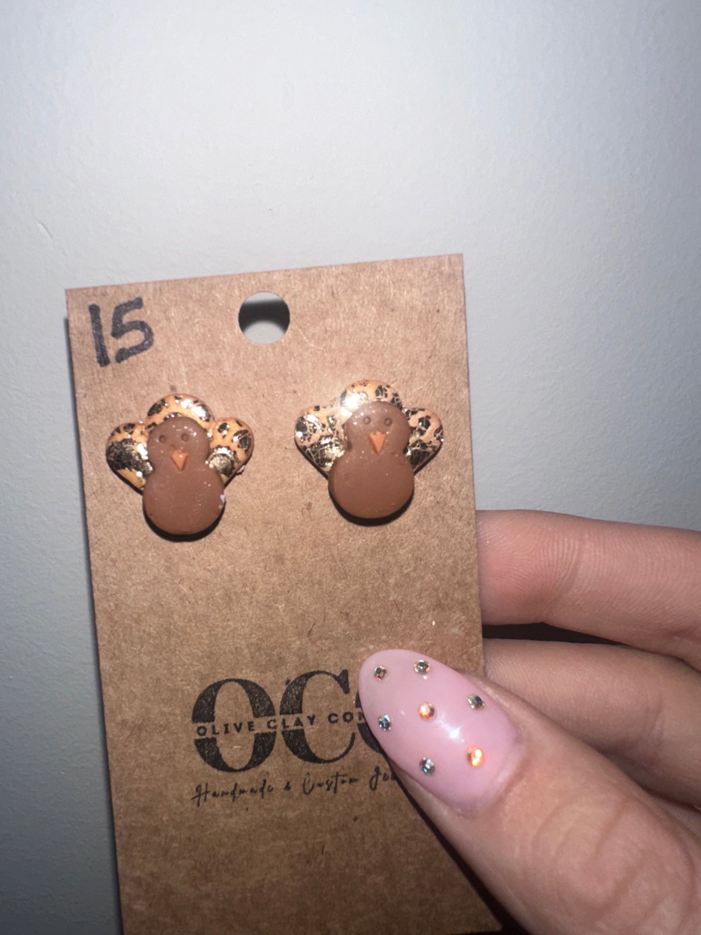 Turkey stud earrings