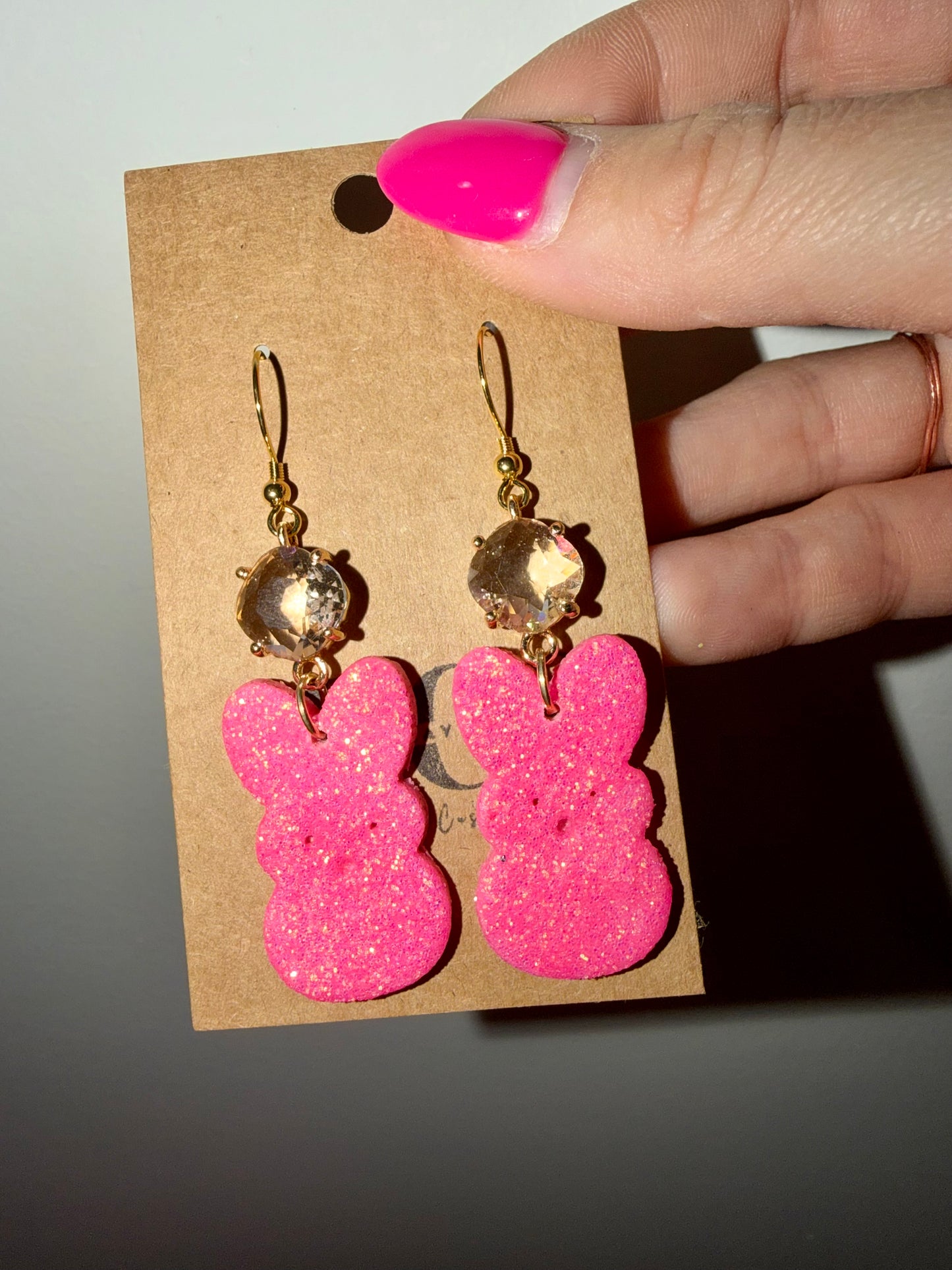 Clay peep dangles