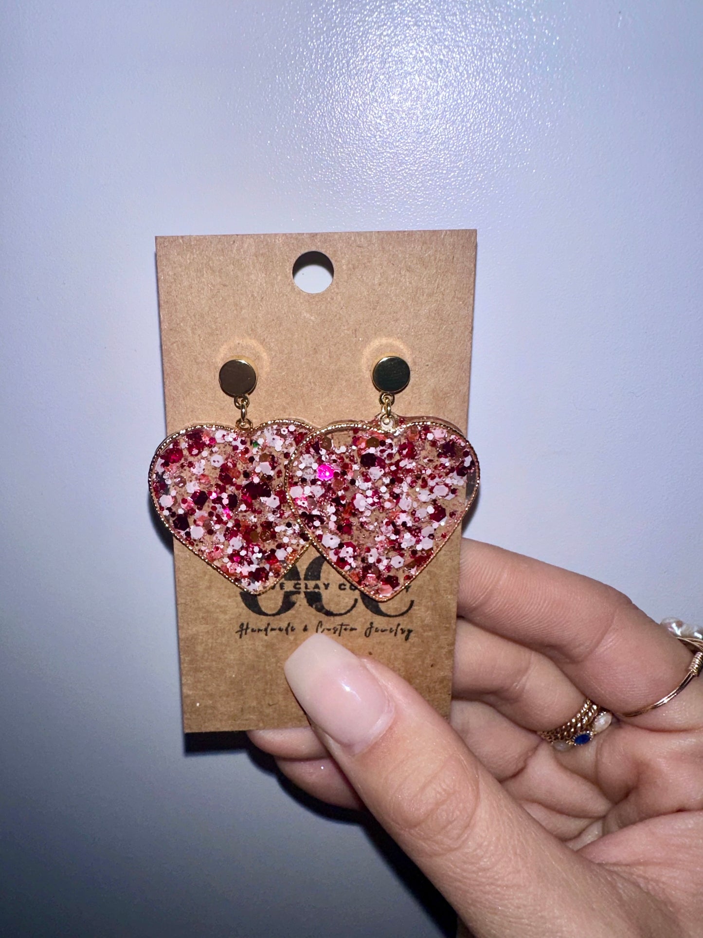 Heart earrings