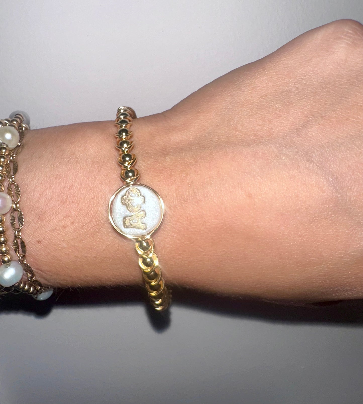Alpha Phi wire bracelet