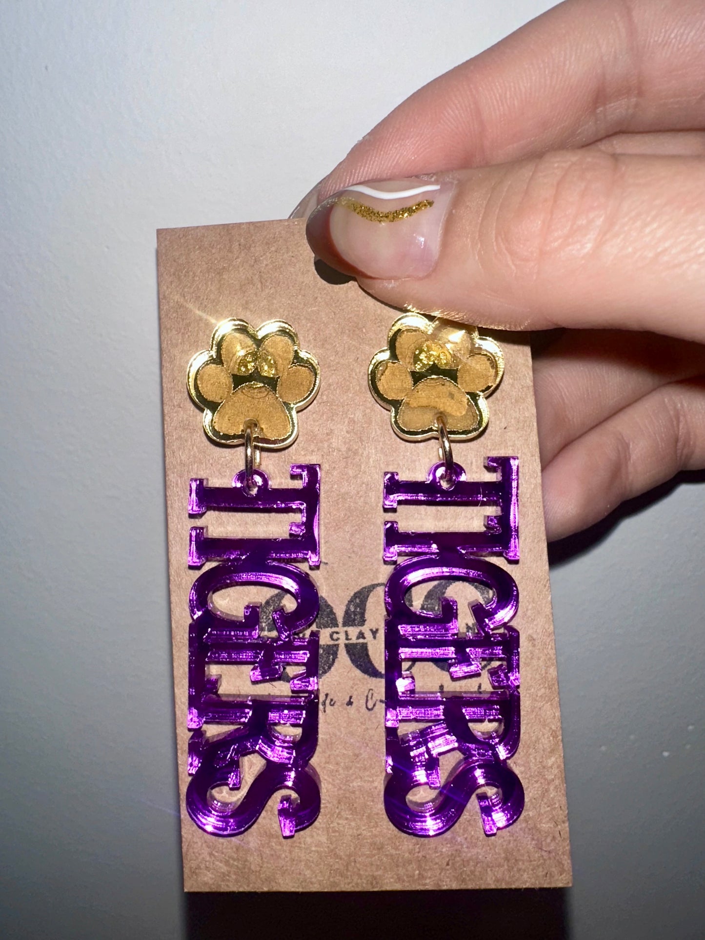 Tigers earrings