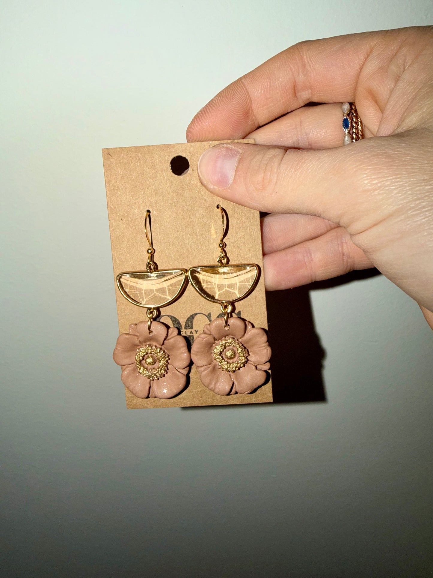 Poppy flower hoops