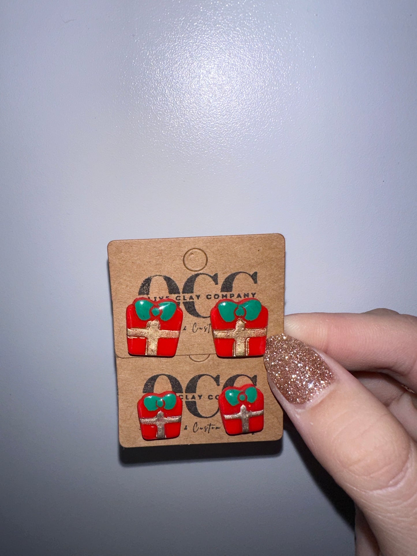 Stud present earrings