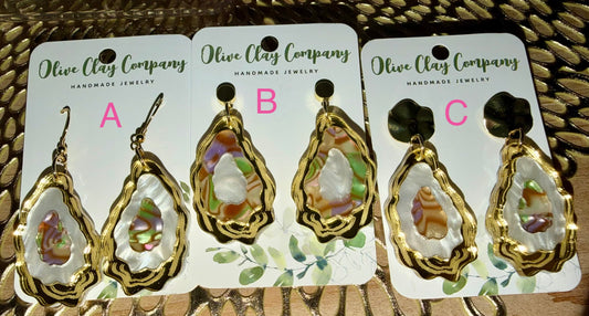 Acrylic Oyster hoops