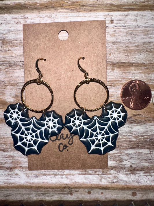 Web Mouse earrings