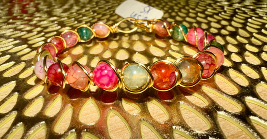 Multicolor wire bracelet