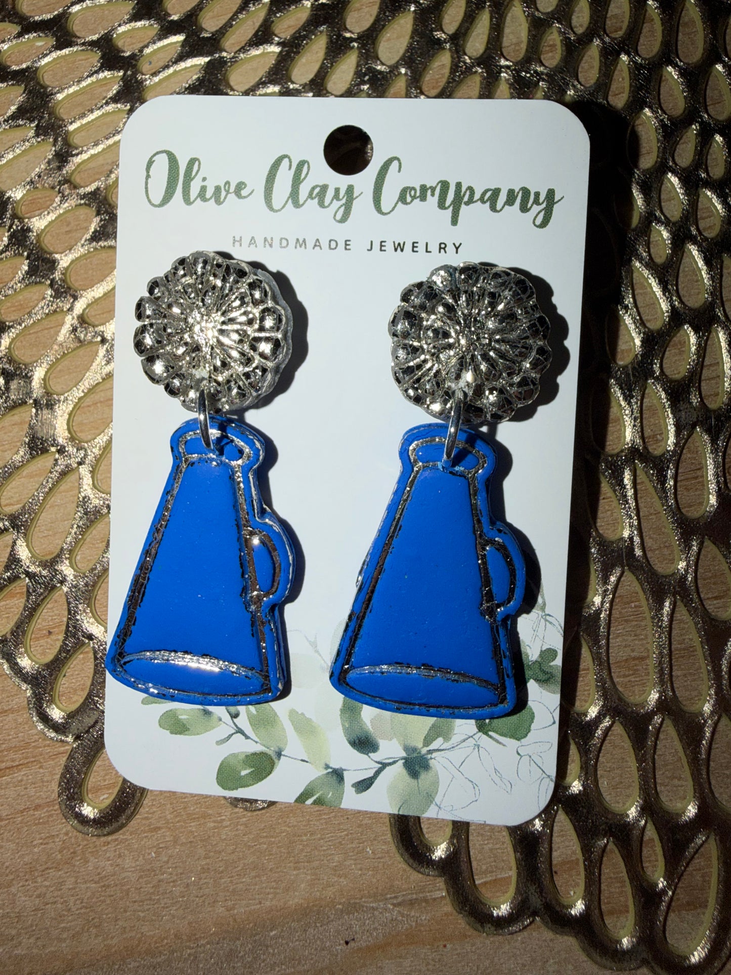 Cheer clay Earrings