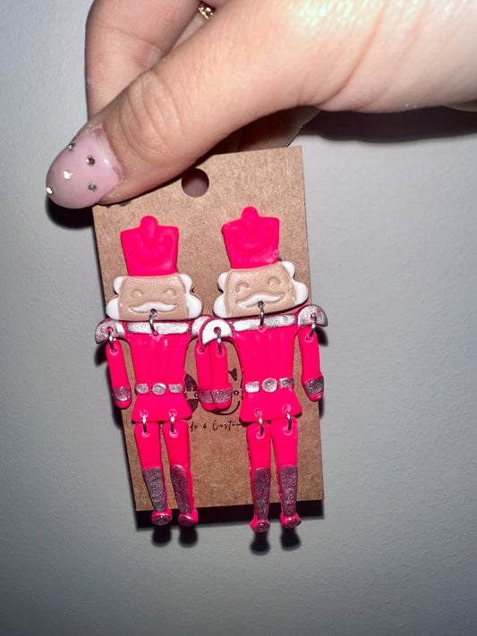 Large nutcracker earrings