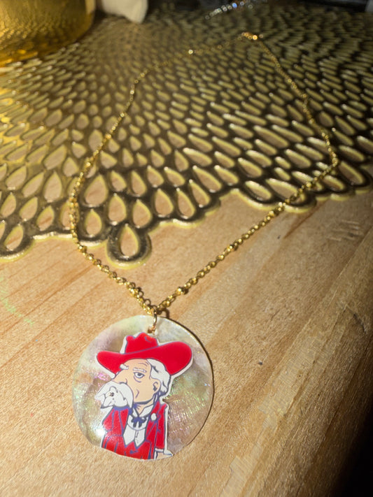 Ole miss necklace 16 inches