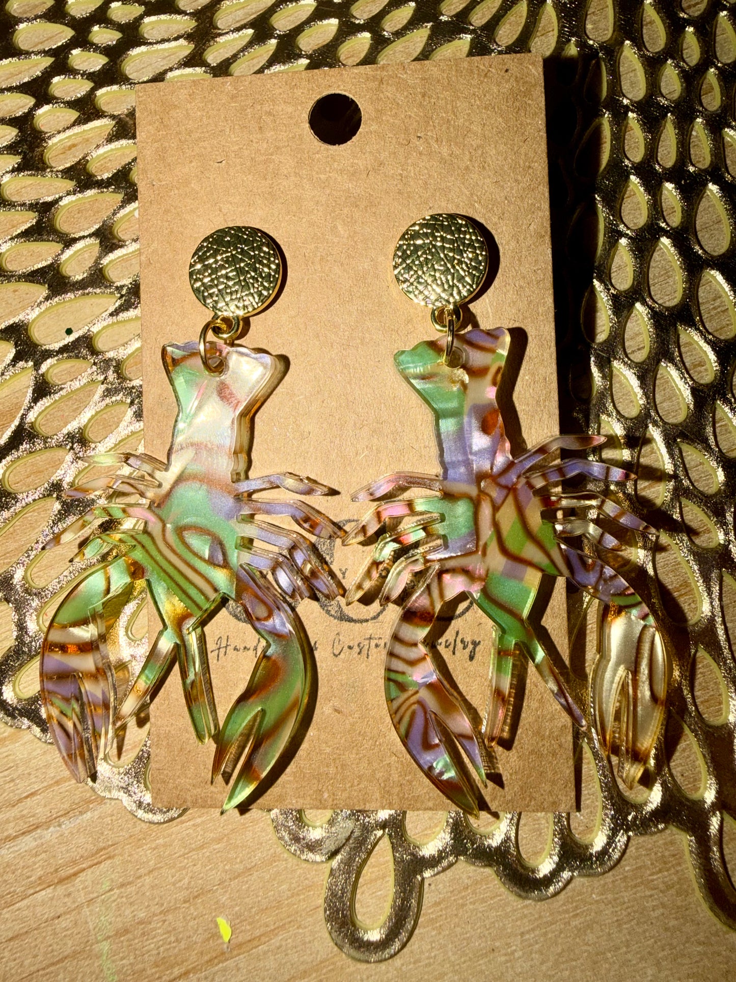 Crawfish earrings