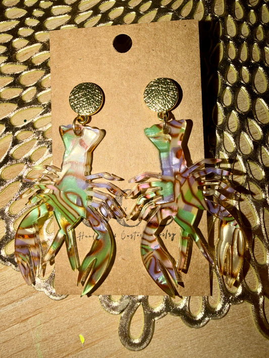 Crawfish earrings