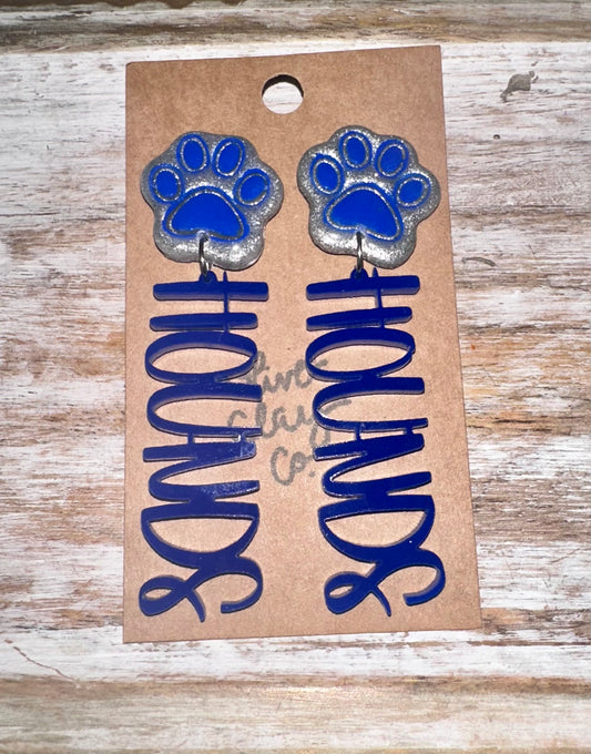 Hounds Paw topper earrings