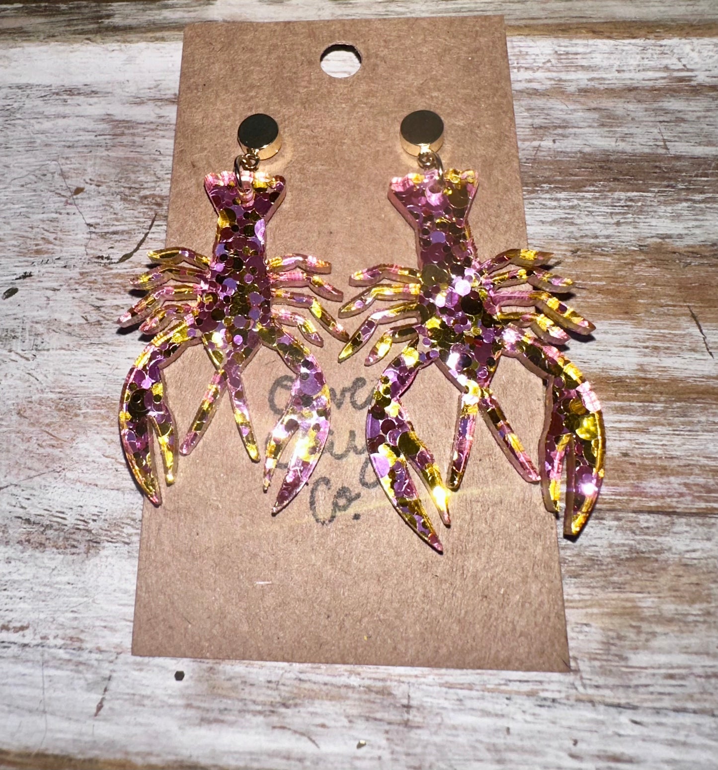 Crawfish earrings