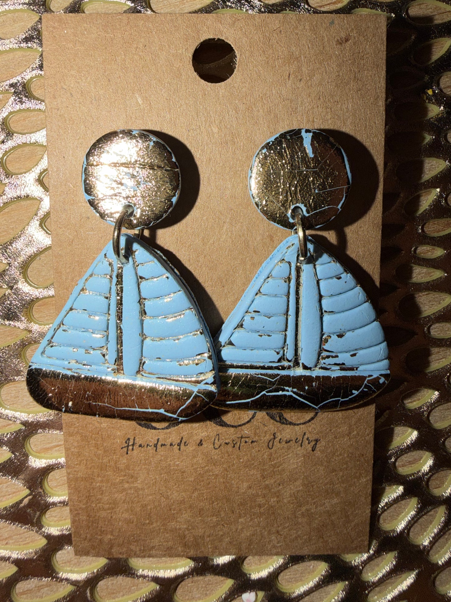 Sailboat earrings