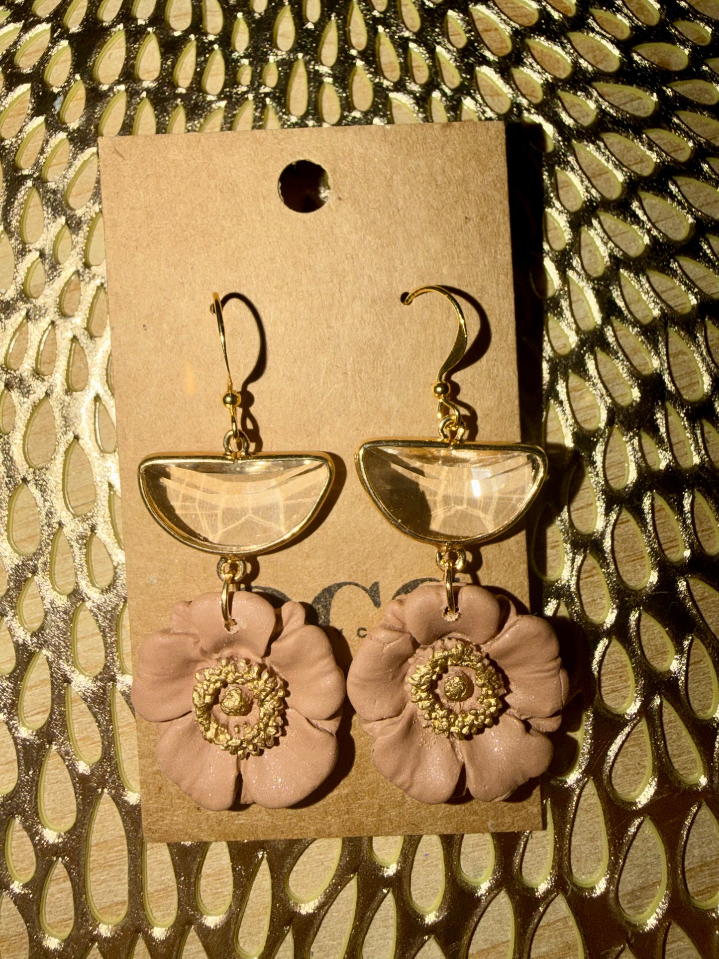 Poppy flower hoops