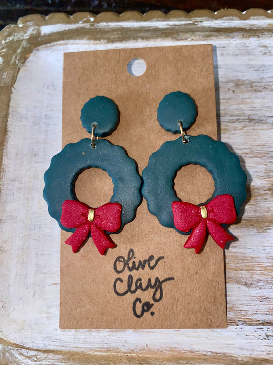 Wreath earrings