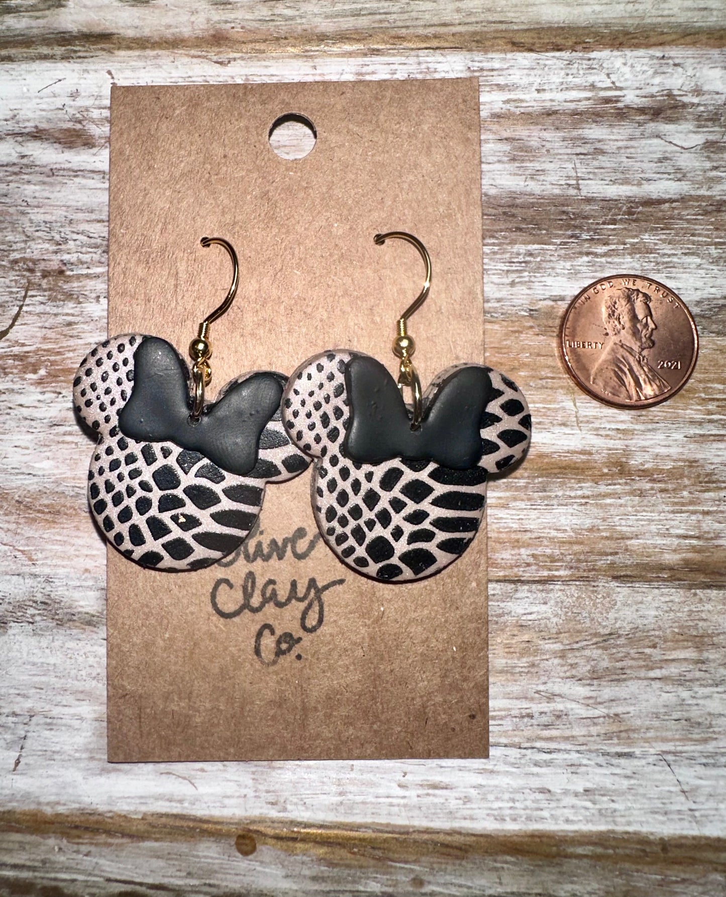 Cheetah Mouse hoops