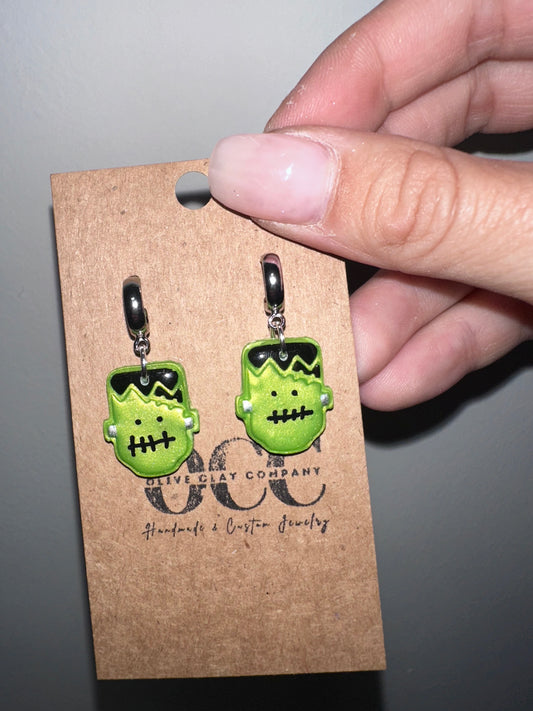 Frankenstein earrings