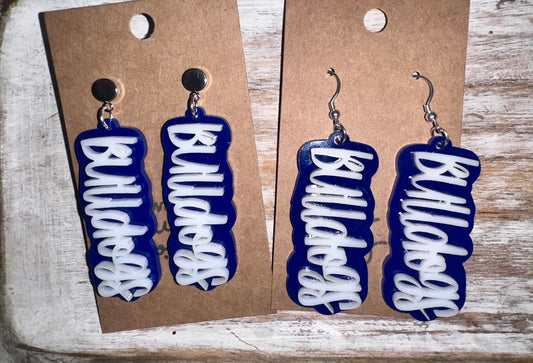 Vancleave Bulldogs earrings