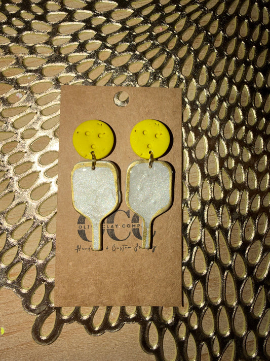 Pickle ball earrings (smaller pair)