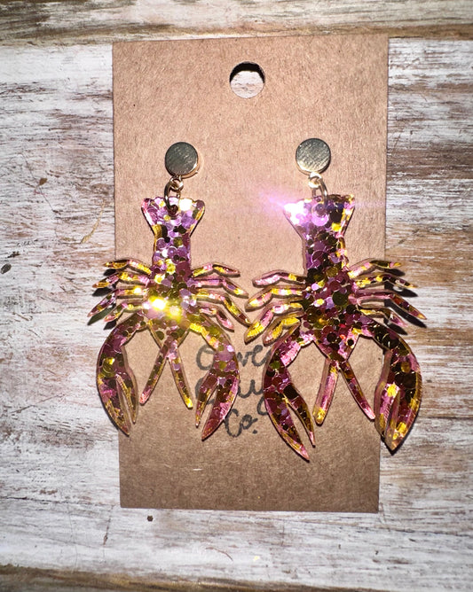 Crawfish earrings