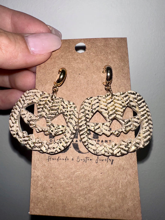 Pumpkin earrings